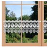 Landhaus-Gardine Schmetterling Scheibengardine 30cm hoch Fenster