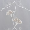 Scheibenhänger Ginko in beige aus Plauener Spitze Detailbild