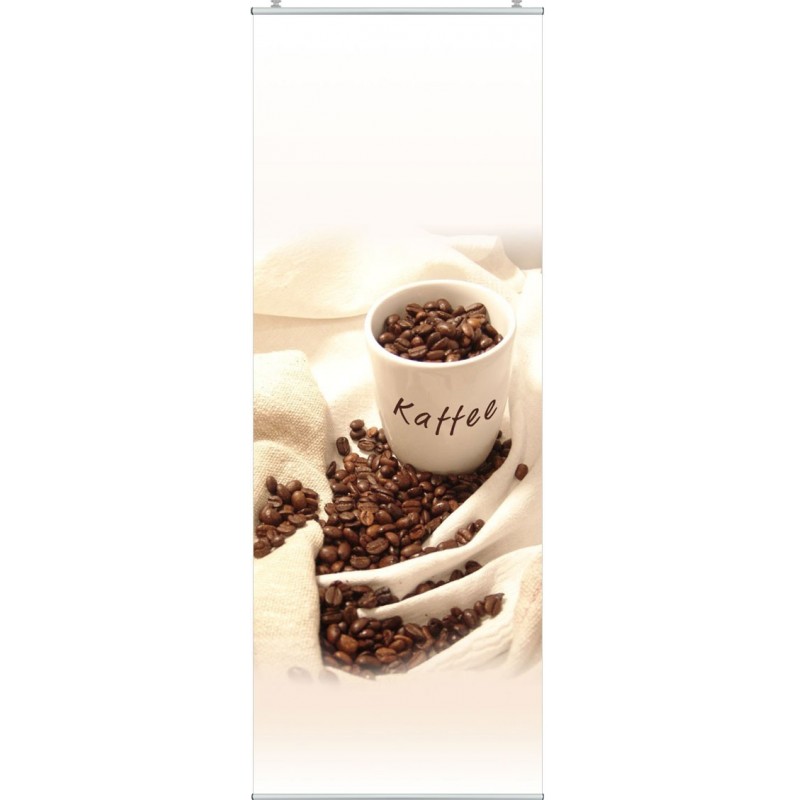 Schiebegardine "Kaffeetasse" incl. Paneelwagen, Klemmleiste, Schiebevorhang Schiebegardine "Kaffeetasse" incl. Paneelwagen, Klemmleiste, Schiebevorhang