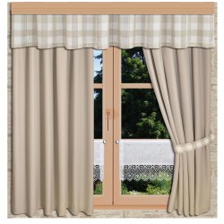 Vorhänge Carlo in beige Dekobeispiel