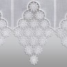 Spitzengardine Talea in französischem Landhaus-Stil aus Echter Plauener Spitze in Weiß Detailansicht unten