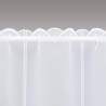 Kurzgardine Narzisse Detailbild bestickter Stangendurchzug