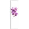Schiebevorhang "Orchidee" - Blütentraum  - incl. Paneelwagen und Klemmleiste